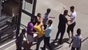 İki grup yumruklu kavga etti