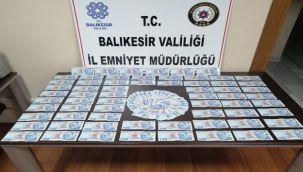 Balıkesir'de sahte para operasyonu yapıldı