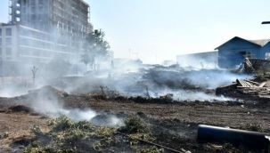 DEMİR KESEN İŞÇİ FABRİKA BAHÇESİNİ YAKTI