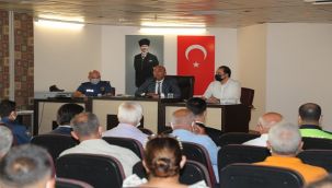 İL EMNİYET MÜDÜRÜ MUHTARLARLA GÖRÜŞTÜ