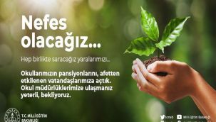 MEB okulların pansiyonlarını afetten etkilenen vatandaşlara açtı