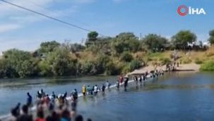 ABD'ye geçmek isteyen göçmenler Meksika sınırında