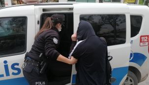 Aranması olan kadın devriye ekiplerine yakalandı
