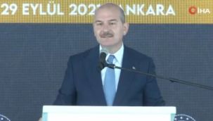 Bakan Soylu, itfaiye erlerine teşekkür etti