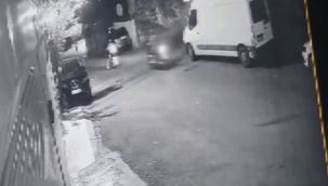 Dakikalar içerisinde motosiklet hırsızlığı