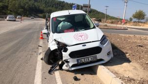 İlçe Sağlık Müdürlerinin trafik kazası ucuz atlatıldı