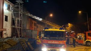 İş yerinde çıkan yangın kontrol altına alındı