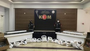 İstanbul'da, yurda kaçak yollarla sokulan, gümrük kaçağı ürünlere el konuldu