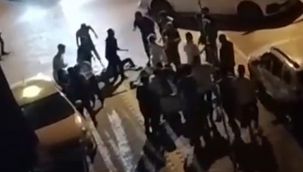Sokak ortasında tekme tokat velayet kavgası