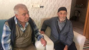 107 yaşındaki Osman dede, 40 yıldır kayıp olan oğluna kavuştu