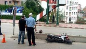 Bilecik'te kamyon ile motosiklet çarpıştı