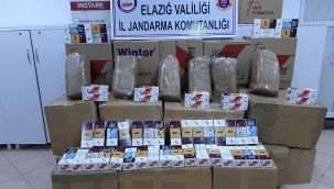 Elazığ'da 125 bin liralık kaçak tütün ürünleri ele geçirildi