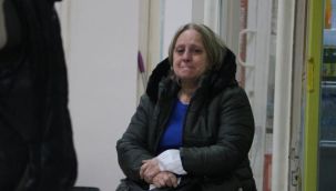İş yeri yanan terzi gözyaşlarını tutamadı