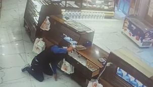Kaçakçılıktan aranan şahıs hırsızlık yaparken yakalandı