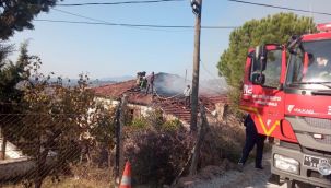 Manisa'da yangın