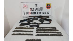 Muş'ta silah kaçakçılığı