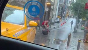 Şişli'de bir otelde kalan turist ortalığı birbirine kattı