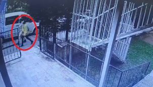 Altın hırsızlarını otobüs kamerası böyle ele verdi
