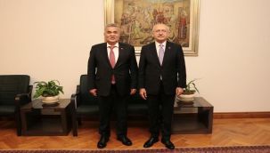 BAŞKAN TEKİN'DEN KILIÇDAROĞLU'NA ZİYARET