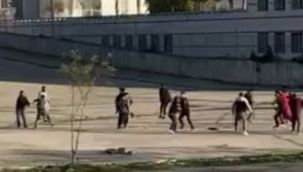 Kağıthane'de yabancı uyruklu iki grup birbirine girdi