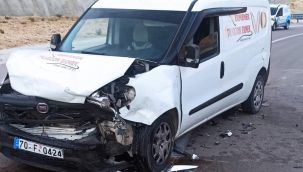 Karaman'da trafik kazası