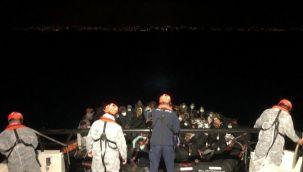 Kuşadası açıklarında 48 düzensiz göçmen kurtarıldı