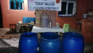 Tokat'ta tarihi eser, sahte içki ve uyuşturucu operasyonu