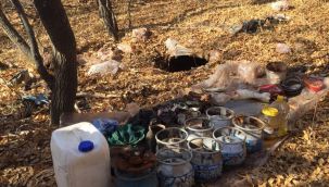 Tunceli'de 8 sığınak ve 1 mağara imha edildi