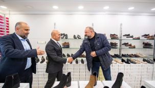 BAŞKAN SOYER AYAKKABI SEKTÖRÜYLE BULUŞTU