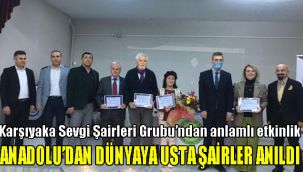 Karşıyaka Sevgi Şairleri Grubu’ndan anlamlı etkinlik