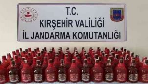Kırşehir'de sahte alkol operasyonu