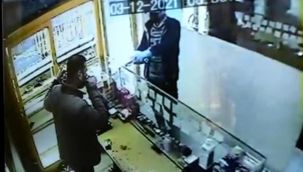 Şanlıurfa’da dükkanı soyulan kuyumcunun rahat tavırları