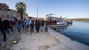 SIĞACIK SAHİLİ YEPYENİ BİR GÖRÜNÜME KAVUŞTU