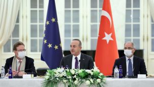 Bakan Çavuşoğlu, AB ülkeleri büyükelçileriyle bir araya geldi