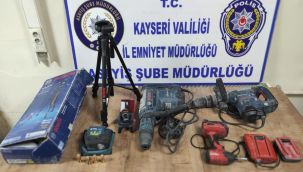 Kayseri'de 80 polis ile hırsızlık operasyonu