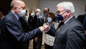 Cumhurbaşkanı Erdoğan, Senegal'de Almanya Cumhurbaşkanı Steinmeier ile görüştü