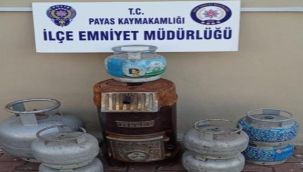 Hatay'da tüp ve soba çaldıkları iddiasıyla 5 şüpheli tutuklandı