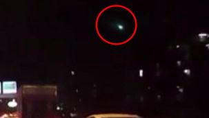 İstanbul üzerinde göktaşı görüldü