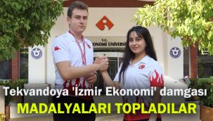 Tekvandoya 'İzmir Ekonomi' damgası: Madalyaları topladılar