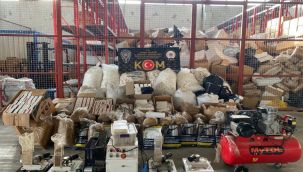Adana'da 13 milyon kaçak makaron ele geçirildi