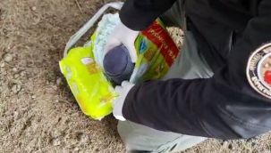 Bebek bezi içerisinde uyuşturucu yakalandı