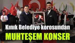 Kınık Belediye korosundan muhteşem konser