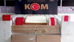 Tekirdağ'da 1 milyon 750 bin makaron ele geçirildi