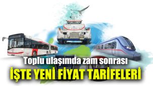 Toplu ulaşımda zam sonrası: İşte yeni fiyat tarifeleri