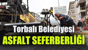Torbalı Belediyesi asfalt seferberliği
