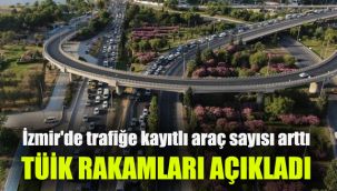İzmir'de trafiğe kayıtlı araç sayısı arttı: TÜİK rakamları açıkladı