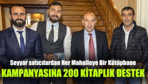 Seyyar satıcılardan Her Mahalleye Bir Kütüphane kampanyasına 200 kitaplık destek: