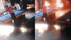 4 bin TL alacağı için bilardo salonunu ateşe verdi