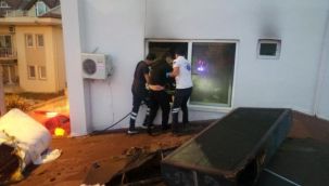 Alkollü müşteri otel odasını yaktı