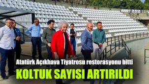 Atatürk Açıkhava Tiyatrosu restorasyonu bitti: Koltuk sayısı artırıldı